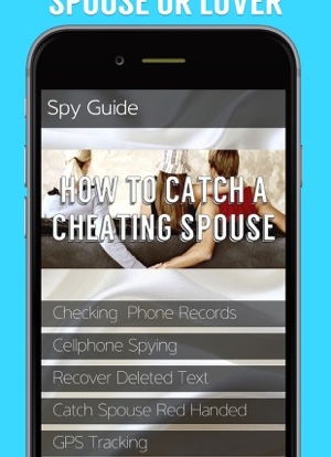 how to spy on cheating spouse